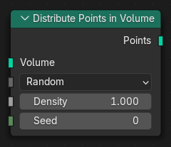 Distribute Points in Volume node.