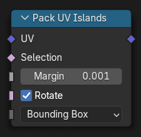 Pack UV Islands node.